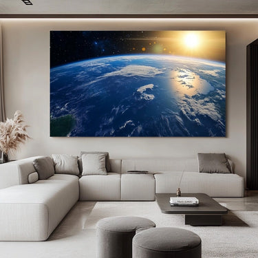 Earth from Space Painting